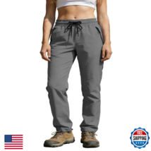 Agvng Womens Hiking Pants Waterproof Quick Dry Upf 50 Cargo Zipper Pockets - $31.85
