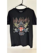 Def Leppard Mens Cotton Black T Shirt Size Medium - $17.25 CAD