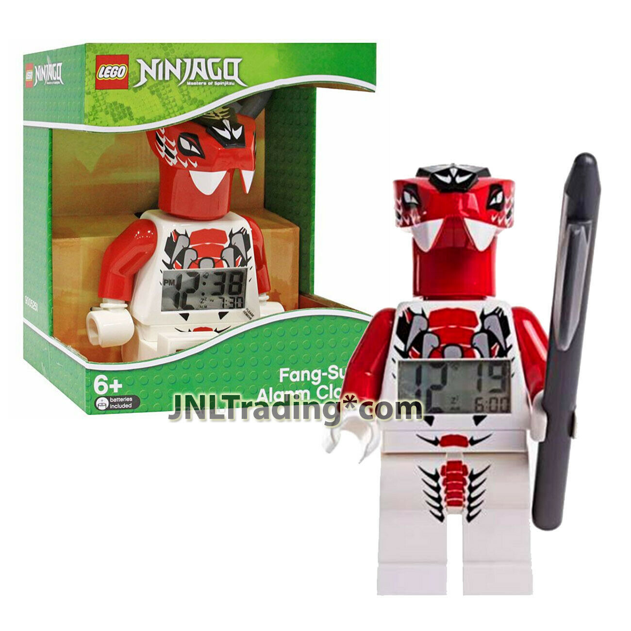 Year 2012 Lego Ninjago Figure Alarm Clock 9005251 : FANG-SUEI with Moving Arms - £31.92 GBP