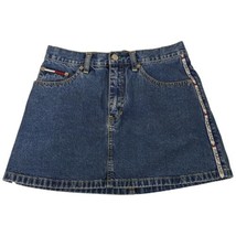 Tommy Hilfiger Skirt Womens Juniors Size 7 Blue 90s Y2K Denim - £19.14 GBP