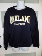 Shein Royal Blue Oakland California Crew Neck Sweatshirt Size M Women&#39;s ... - $18.25