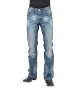 Stetson Men 1014 Rocker Fit Bootcut Jeans Blue 30W x 32L - $54.45