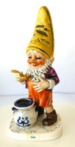 Goebel Co Boy Sam the Gourmet Chef Merry Gnome Porcelain Germany Story Tag - $53.20