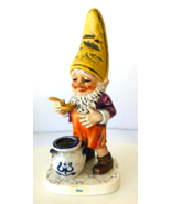 Goebel Co Boy Sam the Gourmet Chef Merry Gnome Porcelain Germany Story Tag - £41.68 GBP