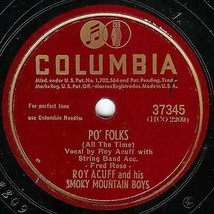 Columbia 78 #37345 - Roy Acuff&#39; Mountain Boys - &quot;There&#39;s A Big Rock In The Road&quot; - £3.94 GBP