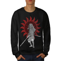 Samurai Sun Japan Fantasy Jumper Asian Sun Men Sweatshirt - £14.87 GBP