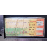 YES / JON ANDERSON - VINTAGE LAMINATED JUNE 21, 1979 CONCERT TICKET STUB - $10.00