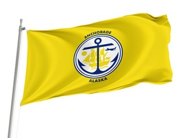 Anchorage, Alaska  Flag ,Size -3x5Ft / 90x150cm, Garden flags - £22.39 GBP