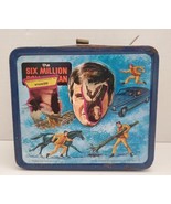 Vintage Six Million Dollar Man Lunch Box No Thermos Aladdin 1978 - £33.39 GBP