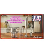 (Brand New) Cuisinart Variable Speed Immersion Blender with Food Processor - $1,585.90 MXN