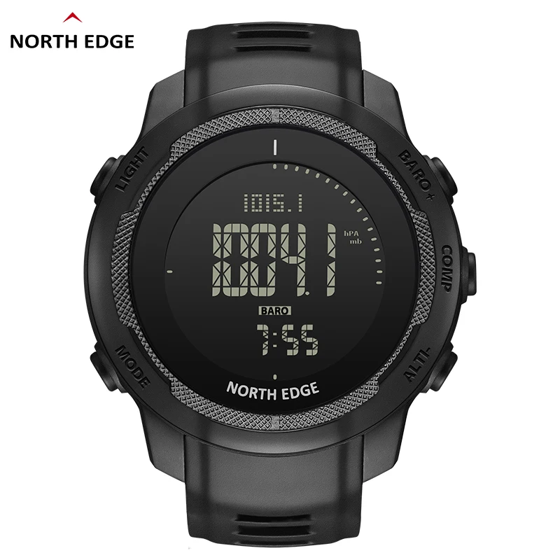 North Edge Vertico Men&#39;s Digital Watch Carbon Fiber Case Smart Watch For Man - £59.73 GBP+