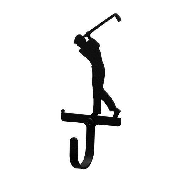 Woman or Man Golfer Powder-coated Wall Hook Made in USA