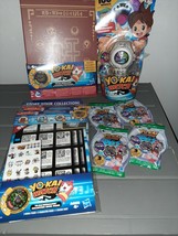 Yokai Yo-kai Watch Hasbro, Medallium collection book, 4 pages, 4 medals Lot NEW - £35.96 GBP