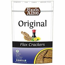 Foods Alive Original Flax Crackers 4 OZ - £11.07 GBP