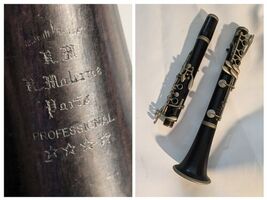 Malerne 4 Star Professional Wood Black Bb Clarinet Paris - €258,82 EUR