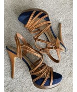 Guess denim platform heels - $45.53