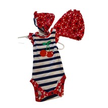 New Gerber Girl Infant Baby Size Newborn 3 Piece Set outfit sleeveless Bodysuit - £7.94 GBP