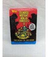 Topps Teenage Mutant Ninja Turtles II The Secret Of Ooze Booster Pack - $130.61 MXN