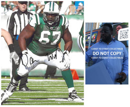 Damien Woody signed New York Jets football 8x10 photo COA proof autographed. - £62.75 GBP