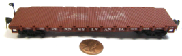 Unknown Brand HO Model RR Flat Car Pennsylvania 472419 Damaged Break Whe... - £7.94 GBP