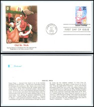 1984 US FDC Cover - Christmas - Old St. Nick, Jamaica, New York C8 - £2.36 GBP