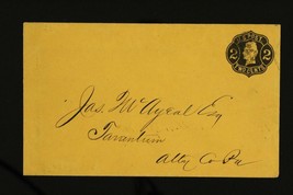 Vintage Paper Postal History Stationery TARENTUM Allegheny County PA Cancel U56 - £10.04 GBP