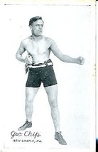 George Chip-1921-New Castle PA-Boxing Exhibit Card G - £34.17 GBP