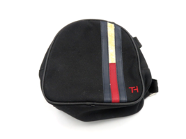 Vtg Tommy Hilfiger Mini Backpack Black 7&quot; x 7&quot; - £10.27 GBP