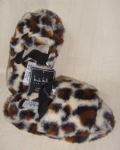 Nicole Miller Leopard Fur Faux  Slide Strap Sandal Slipper Toddler Size ... - $9.89
