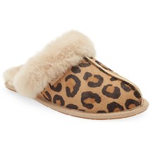 UGG Women Slip On Scuff Slippers Scuffette II Spotty Size US 5 Natural Leopard - £98.60 GBP