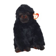 Vintage 1995 Ty Classic Baby George Black Gorilla Ape Stuffed Animal Plush 12&quot; - £37.18 GBP