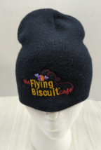 The Flying Biscuit cafe winter black ski cap hat beanie men women embroi... - $19.79
