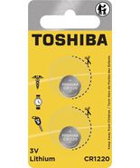 Toshiba CR1220 3V Lithium Coin Cell Child Resistant Blister Package (6 B... - $8.99
