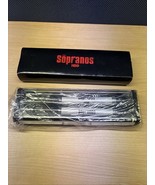 New 2007 HBO The Sopranos Promotional Two Ballpoint Ink Pen Set White an... - $477.55 MXN