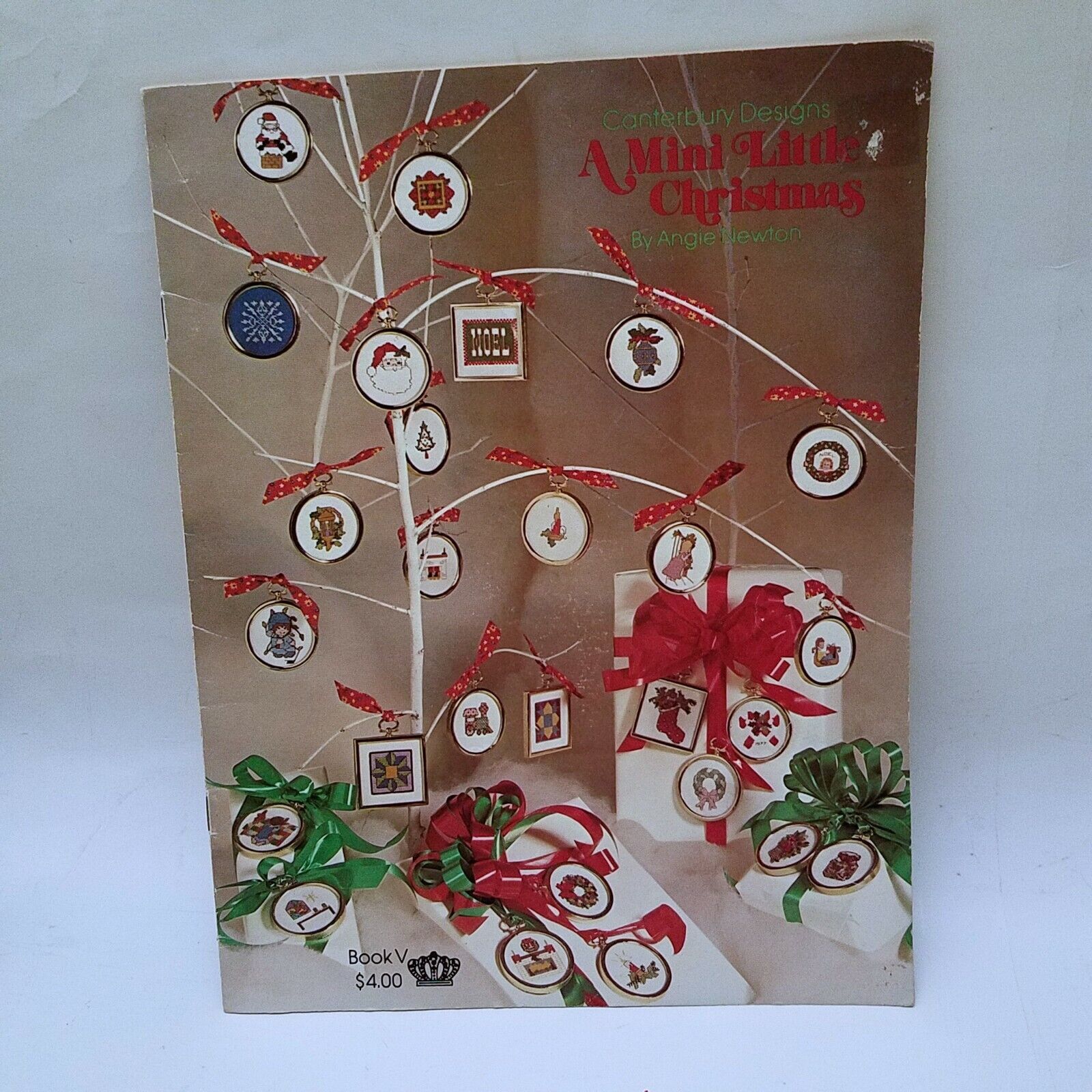 1980 Canterbury Mini Little Christmas Cross Stitch Pattern  Booklet 27   Newton - $21.00