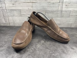 Børn Born Boc Driving Loafers Men 10M Allan Shoes Brown leather Slip On ... - $34.47