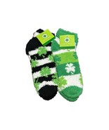 2 Pairs St. Patricks Day Shamrock Green Irish Clovers Low Cut Socks Shoe... - $8.31