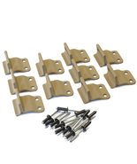 10 Pack, Tan, Canvas/Tarp Tie Down Hook (A), Plus Black Rivet kit, fits ... - $126.32 CAD