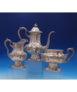 Louis XV by Reed and Barton Sterling Silver Coffee Set 3pc #712C (#7634) - $6,734.03 CAD