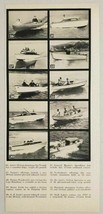 1954 Magazine Photos New Boats for 1954 35 Models Shown on 4 Pages - £7.35 GBP
