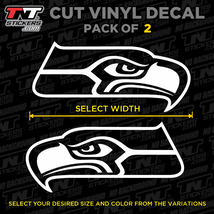 Seattle Seahawks Logo Vinyl Decal Sticker – Pack of 2 – Select Size &amp; Color - $3.00+
