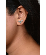 Whale Tail Stud Earrings, Whale Earrings,Artisan Made, Beach Theme Jewel... - $342.71 MXN