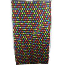 Oakhurst Textiles Polka Dot fabric rainbow colors 2 yd vintage cotton 73&quot;x42&quot; - £17.20 GBP