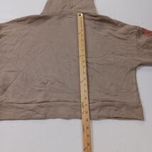 RVCA RN#99064 Women's Tan/Beige Cropped Hoodie Pullover Sweatshirt Size Small image 6