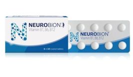 2 x 60&#39;S NEUROBION Vitamin B Complex B1 B6 B12 For Nerve Improvement &amp; Pains DHL - £75.07 GBP