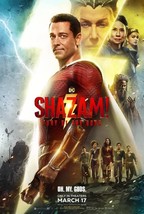 Shazam Fury Of The Gods -11.5&quot;x17&quot; Original Promo Movie Poster Dc Zachary Levi 2 - £7.73 GBP