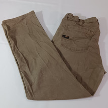 Ariat Rebar M4 Pants Men&#39;s 38/34 Khaki Relaxed Fit Straight Cut Field Workwear - $31.67