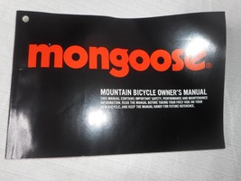 2014 Mongoose Mountain Bicycle Owners Manual PacificCycle English/Spanis... - £5.18 GBP