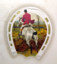 New Years Postcard Horseback Rider John Winsch 1913 Man Rides Horse Vintage - £6.77 GBP