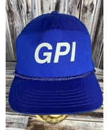 Vintage GPI Blue Rope Snapback Trucker Hat (A) - $7.84